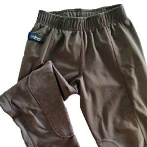 Irideon Riding Pants Girls Medium M Breeches Leggings Jodpur Brown Equestrian